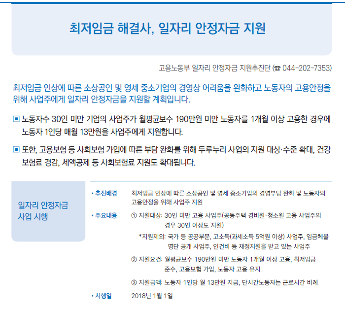 2018년 달라지는 제도
